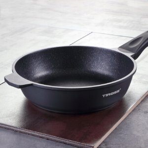 Patelnia Tiross Patelnia głęboka marmurowa 28cm na gaz INDUKCJA nieprzywierająca TIROSS TS-1238 10