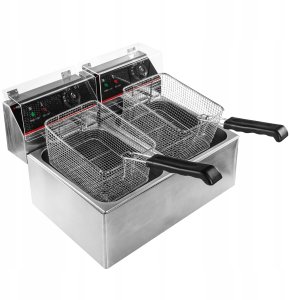 Mega-M Frytownica Elektryczna 2x8L DWUKOMOROWA Gastronomiczna 6600W Mega-M 2