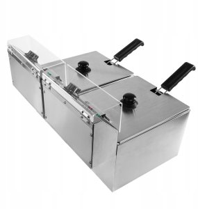 Mega-M Frytownica Elektryczna 2x8L DWUKOMOROWA Gastronomiczna 6600W Mega-M 3