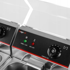Mega-M Frytownica Elektryczna 2x8L DWUKOMOROWA Gastronomiczna 6600W Mega-M 4