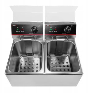Mega-M Frytownica Elektryczna 2x8L DWUKOMOROWA Gastronomiczna 6600W Mega-M 5