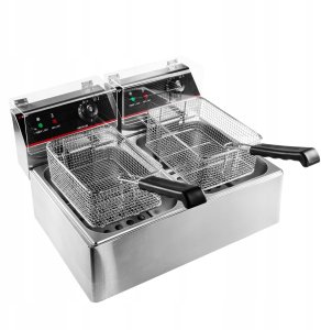 Mega-M Frytownica Elektryczna 2x6L DWUKOMOROWA Gastronomiczna 6000W Mega-M 2