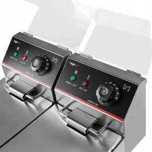 Mega-M Frytownica Elektryczna 2x6L DWUKOMOROWA Gastronomiczna 6000W Mega-M 4