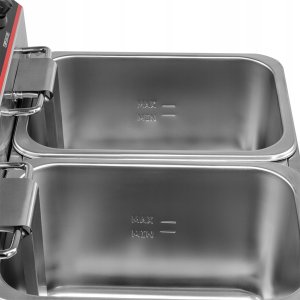 Mega-M Frytownica Elektryczna 2x6L DWUKOMOROWA Gastronomiczna 6000W Mega-M 6
