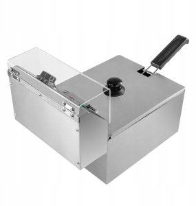 Mega-M Frytownica Elektryczna 6L POJEDYNCZA Gastronomiczna 3000W Nierdzewna Mega-M 3