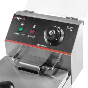 Mega-M Frytownica Elektryczna 6L POJEDYNCZA Gastronomiczna 3000W Nierdzewna Mega-M 4