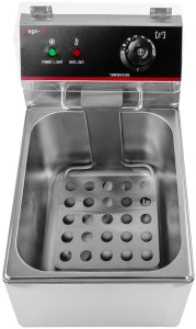 Mega-M Frytownica Elektryczna 6L POJEDYNCZA Gastronomiczna 3000W Nierdzewna Mega-M 5