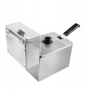 Mega-M Frytownica Elektryczna 4L POJEDYNCZA Gastronomiczna 2000W Nierdzewna Mega-M 3