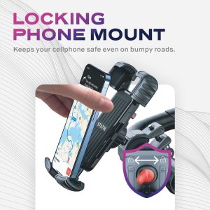 Peak Design Statik HyperMount Bike Phone Mount - uchwyt rowerowy/motocyklowy na iPhone - Czarny 2