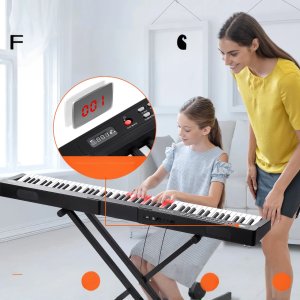 Pianino cyfrowe 88 klawiszy półważone Bluetooth zestaw dla początkujących 3