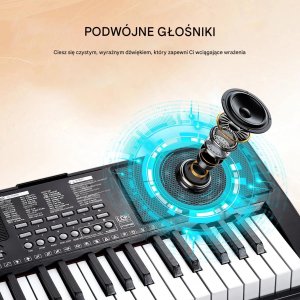 Pianino cyfrowe 88 klawiszy półważone Bluetooth zestaw dla początkujących 6