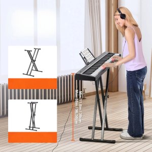 Pianino cyfrowe 88 klawiszy półważone Bluetooth zestaw dla początkujących 7