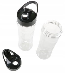 Blender Tiross Blender rozdrabniacz osobisty 300W 600 ml z 2 butelkami podróżnymi TIROSS TS-1379 3