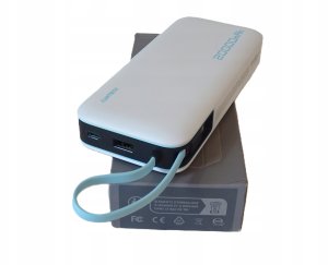 Powerbank Cuktech Powerbank Cuktech CUKP200NGLLG 55W 20000mAh z wbudowanym kablem USB-C - biały 2