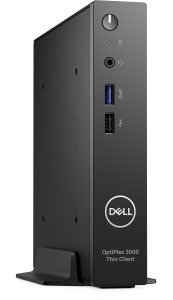Komputer Dell Dell OptiPlex 3000 Thin Client TPM Celeron N5105 8GB 64GB eMMC Integrated 65W Verti Stand WLAN Mouse ThinOS 3Y ProSpt 3