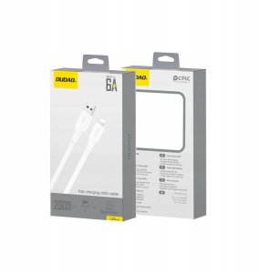 Kabel USB Dudao L2sL USB-A - Lightning 6A 1.2 m Biały 2