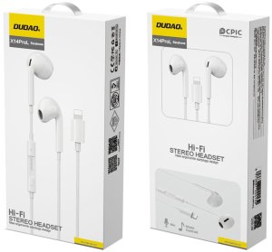 Słuchawki Dudao Słuchawki douszne Dudao X14PROL-W1 Lightning - białe 4