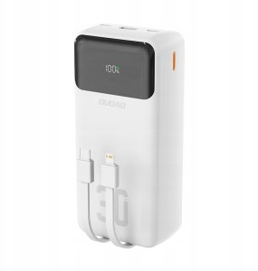 Powerbank Dudao Powerbank Dudao K15Max 30000mAh PD 22.5W z kablami USB-C i Lightning - biały 7