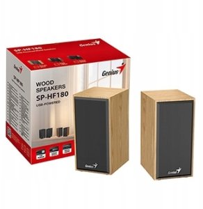 Głośniki komputerowe Genius Genius głośniki SP-HF180, 6W, brązowe, drewniane 4