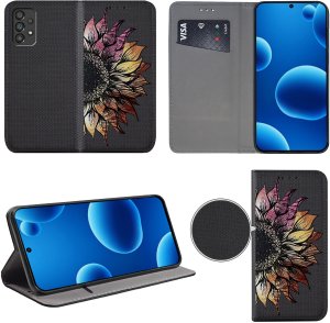krainaGSM ETUI do SAMSUNG GALAXY A53 5G MAGNET WZORY + SZKŁO 3