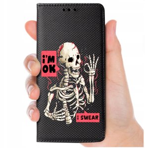 krainaGSM ETUI do SAMSUNG GALAXY A33 5G MAGNET WZORY + SZKŁO 5