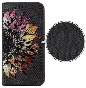 krainaGSM Etui do Xiaomi Redmi A1| A2 MAGNET WZORY + SZKŁO 9H 3