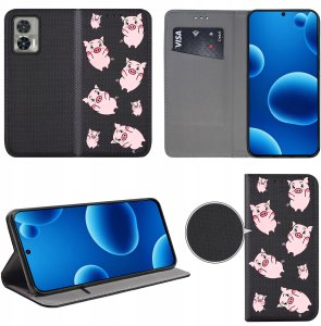 krainaGSM Etui do Motorola EDGE 30 Neo MAGNET WZORY + SZKŁO 3