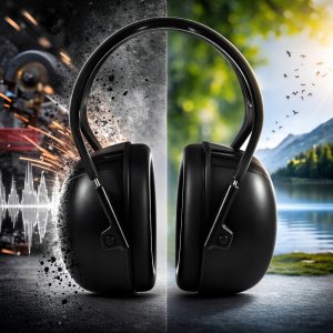Mozos Nauszne słuchawki wyciszające EM-7001L Plus SNR 37dB 9