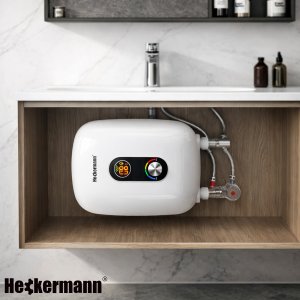 Przepływowy podgrzewacz wody Heckermann Przepływowy elektryczny podgrzewacz wody Heckermann SL-X5-45 4.5kW 11