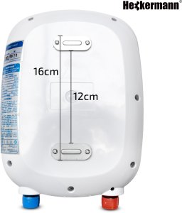 Przepływowy podgrzewacz wody Heckermann Przepływowy elektryczny podgrzewacz wody Heckermann SL-X5-45 4.5kW 8
