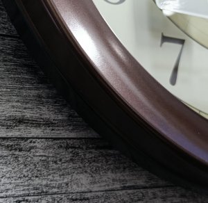 Seiko Zegar ścienny SEIKO QXA709B 37 cm brązowy kontynenty . 6