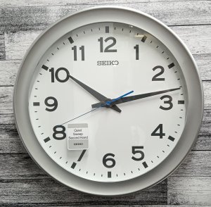 Seiko Zegar ścienny SEIKO QXA835S 37 cm srebrny cichy . 2