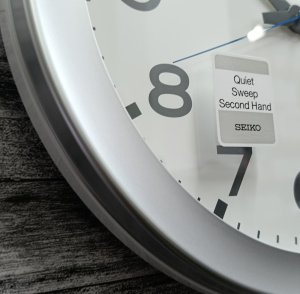 Seiko Zegar ścienny SEIKO QXA835S 37 cm srebrny cichy . 5