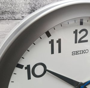 Seiko Zegar ścienny SEIKO QXA835S 37 cm srebrny cichy . 6