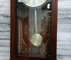 Seiko Zegar ścienny Seiko QXM618B melodie wahadło kuranty 28x58 cm . 4