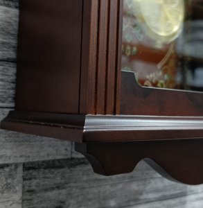 Seiko Zegar ścienny Seiko QXM618B melodie wahadło kuranty 28x58 cm . 6