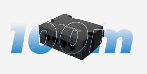 Switch Lanberg SWITCH LANBERG DIN-FE4-AT-30W 1XIN 3X OUT 100MB POE EXTENDER FAST ETHERNET DIN RAIL AT 30W 7