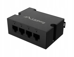 Switch Lanberg SWITCH LANBERG DIN-GE4-BT-90W 1XIN 3XOUT 1GB POE EXTENDER GIGABIT ETHERNET DIN RAIL BT 90W 2