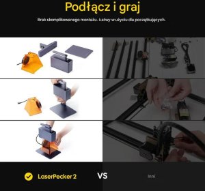 Ploter Laserpecker LaserPecker LP2 grawerka laserowa diodowa ręczna mini ploter grawer 5