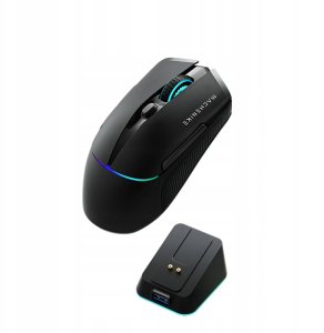 Mysz Mysz gamingowa Machenike L8 Pro bezprzewodowa ze stacją ładującą - czarna 3