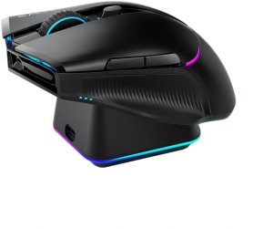 Mysz Mysz gamingowa Machenike L8 Pro bezprzewodowa ze stacją ładującą - czarna 4