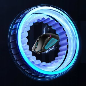 Mysz Mysz gamingowa Machenike L8 Pro bezprzewodowa ze stacją ładującą - czarna 8