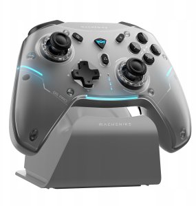 Pad Kontroler do gier Machenike G5Pro Max bezprzewodowy ze stacją ładującą - szary 2