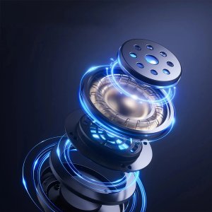 Słuchawki Słuchawki nauszne gamingowe Machenike GX30 Pro bezprzewodowe - czarne 6