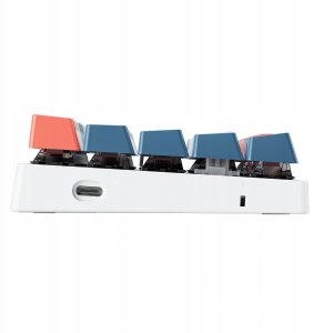 Klawiatura Klawiatura gamingowa Machenike K500-B61 przewodowa mechaniczna podświetlana Red Switch - biało-niebieska 6
