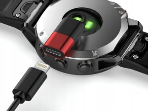 MajesticLine Adapter Lightning MajesticLine do ładowania zegarków Garmin czerwony 6