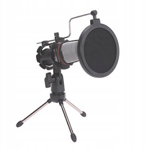 Mikrofon Marvo Marvo, mikrofon do streamowania MIC-02 bez regulacji głośności ze statywem 2