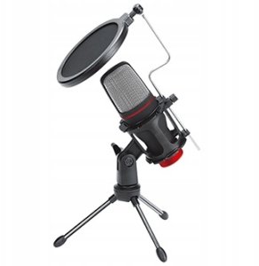 Mikrofon Marvo Marvo, mikrofon do streamowania MIC-02 bez regulacji głośności ze statywem 7