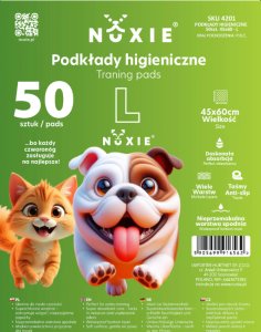 Nuxie NUXIE Podkłady higieniczne L 50szt 45x60cm 2