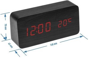 Stacja pogodowa Termometr elektroniczny z budzik (170900) EDUKAMP 4